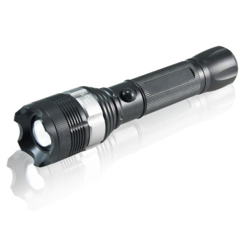 Rechargeable Aluminium CREE Q5 LED Flashlight High Power Solar Lamp (T823)